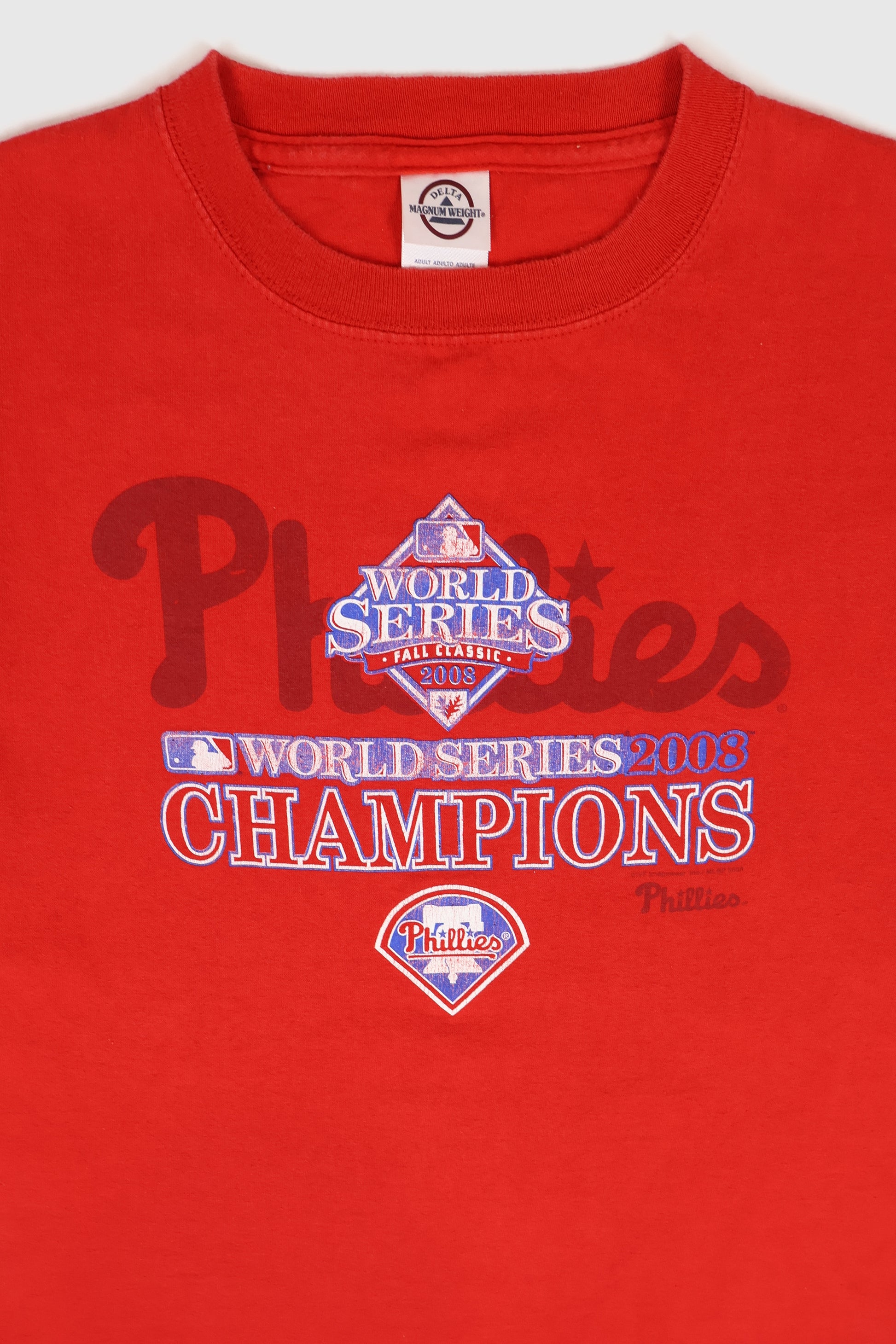 Vintage Philadelphia Phillies 2008 World Series Champions Tee Image 1
