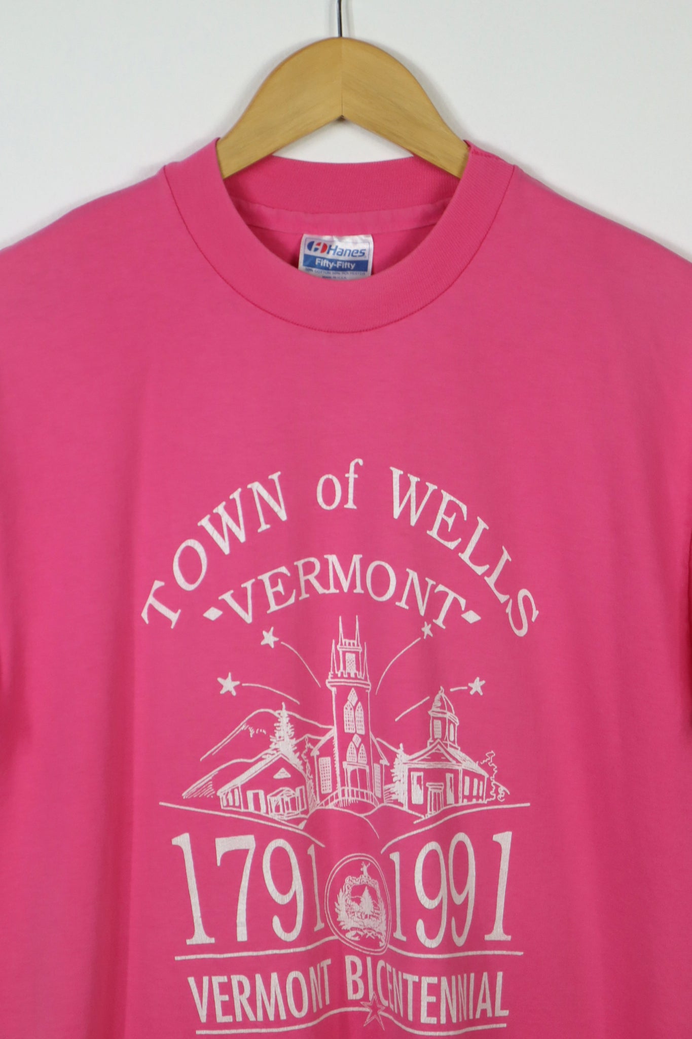 Vintage Town of Wells Vermont Tee