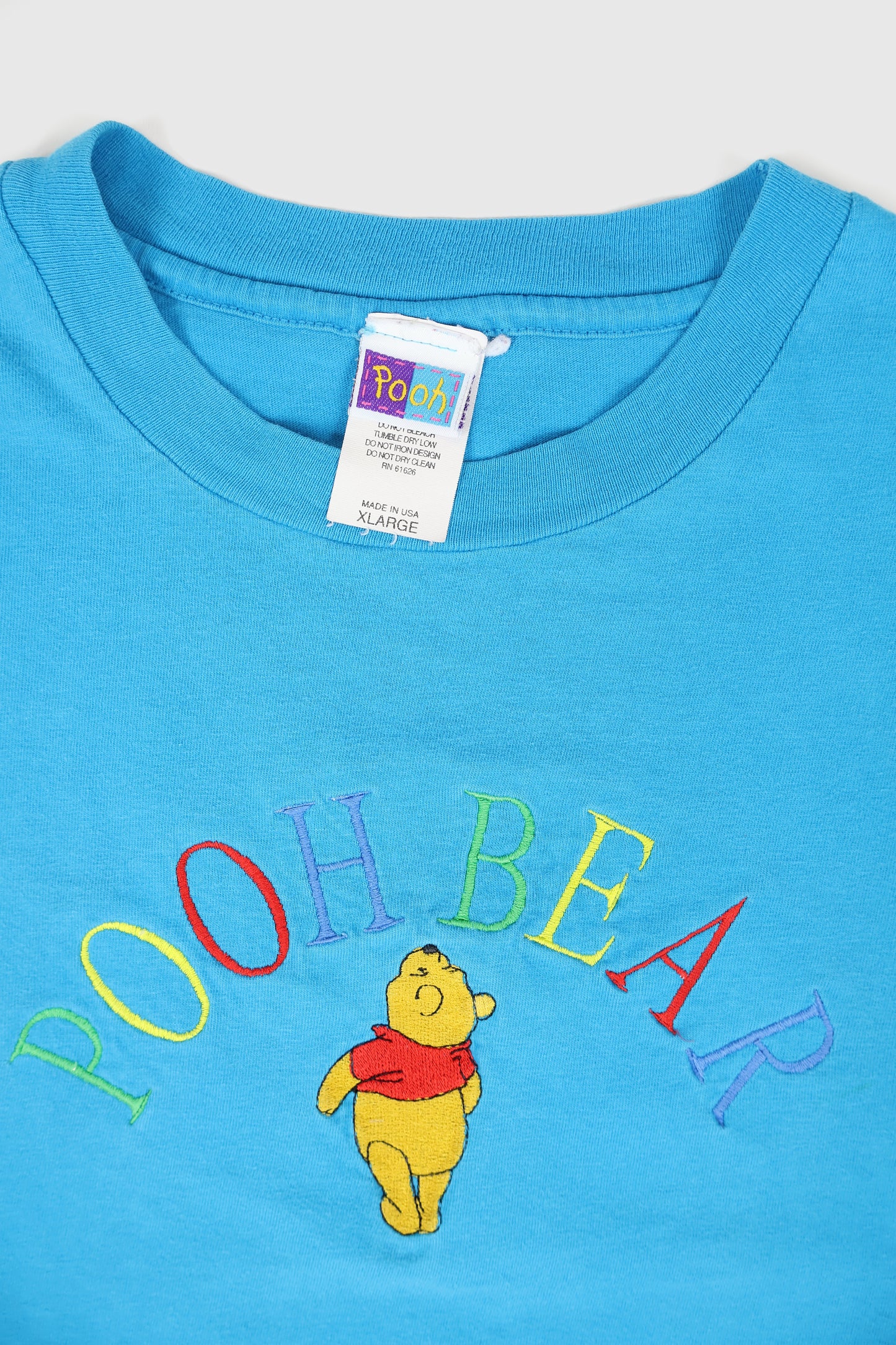Vintage Embroidered Pooh Bear Tee Image 2