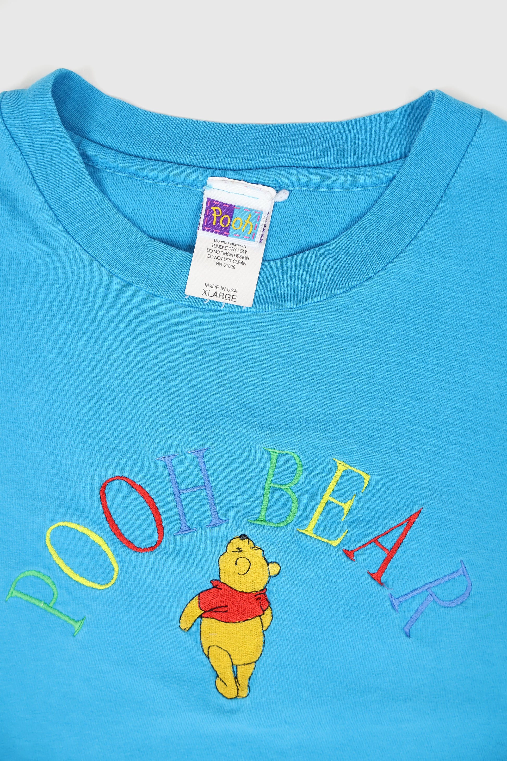Vintage Embroidered Pooh Bear Tee Image 2