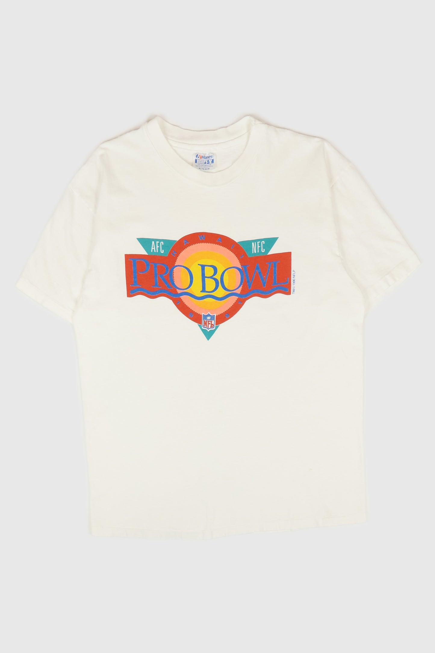 Vintage NFL 1991 Pro Bowl Tee Image 0