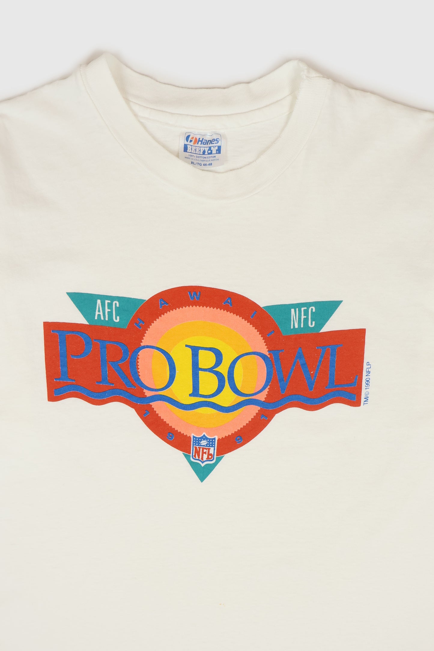 Vintage NFL 1991 Pro Bowl Tee Image 1