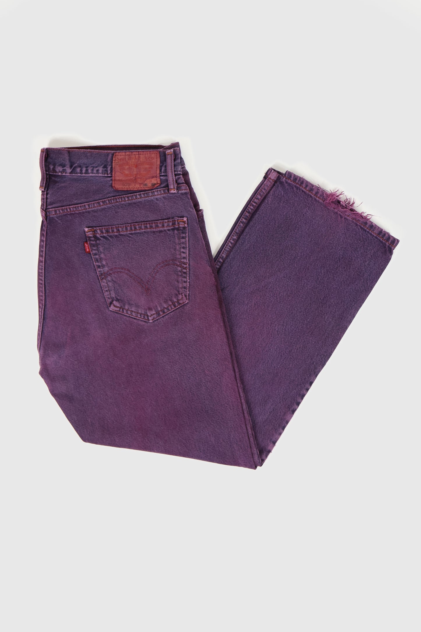 Vintage Levi's Overdyed 505 Relaxed Straight Fit Jeans Image 4