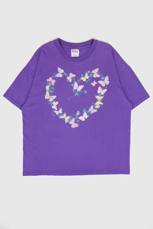 Vintage Butterfly Heart Tee