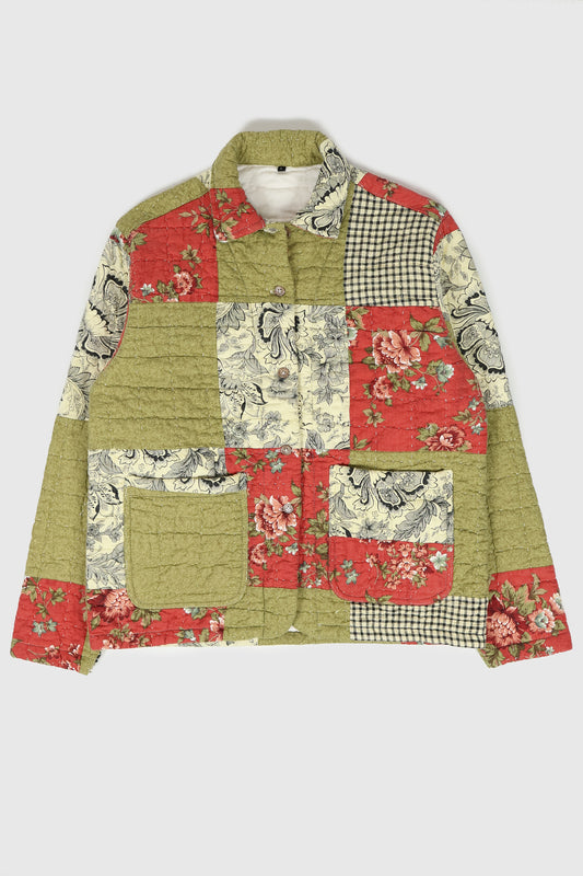 Reworked Quilt Button-Down Chore Jacket 01