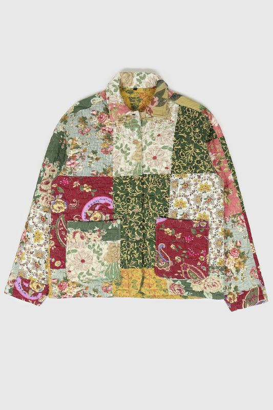 Reworked Quilt Button-Down Chore Jacket 02