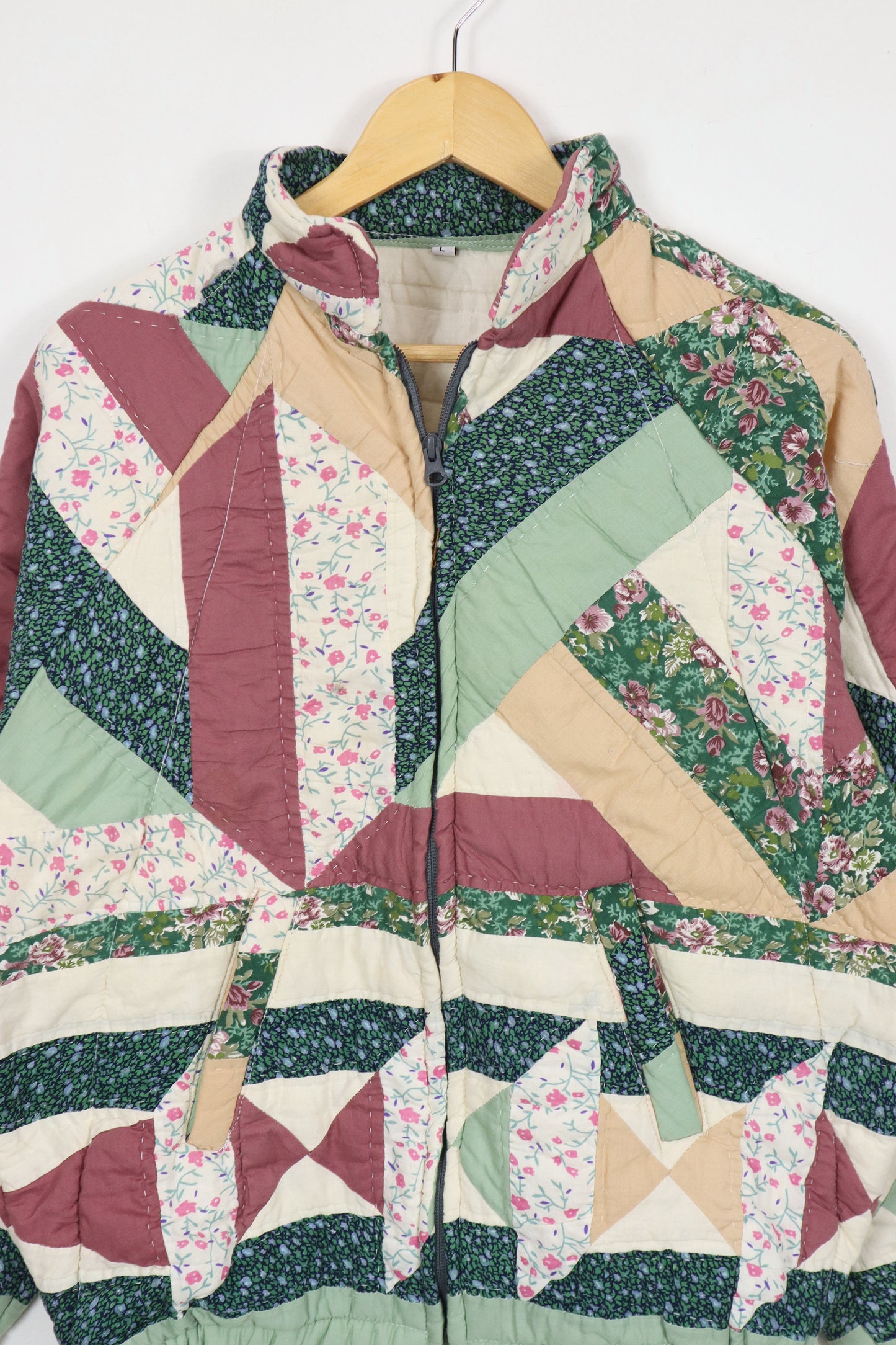 2021 Patchwork Quilt Red Calico Workwear Jacket – Archive Reloaded