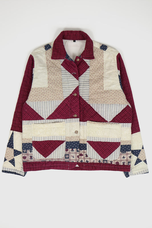 Reworked Quilt Button-Down Chore Jacket 03