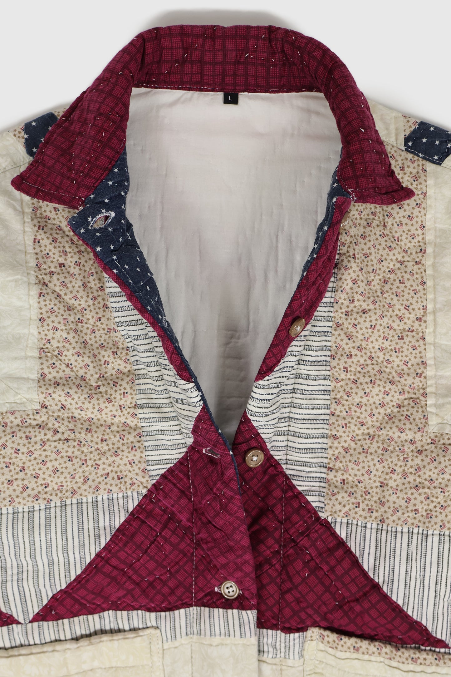 Reworked Quilt Button-Down Chore Jacket 03