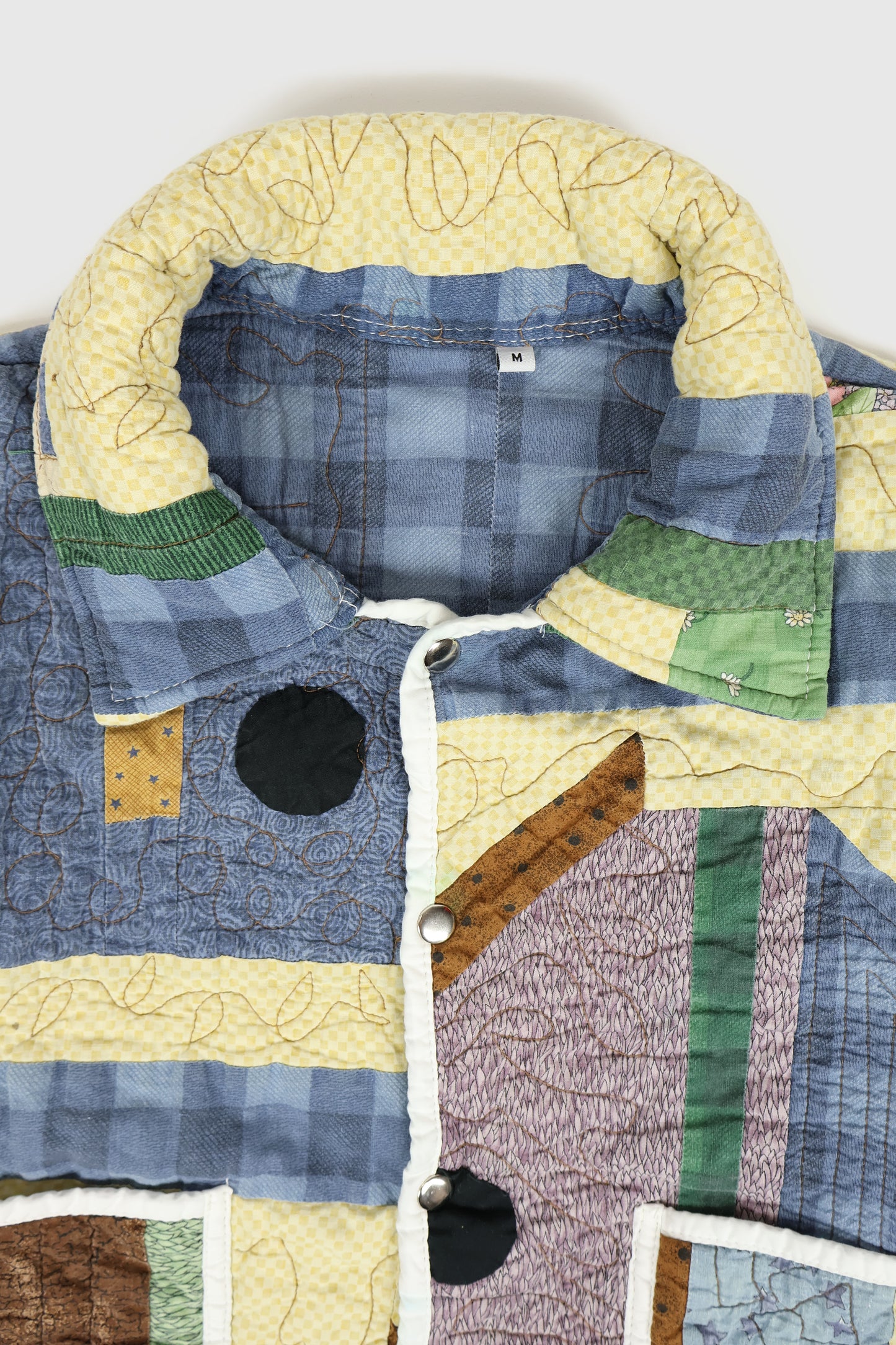 Reworked Snap Button Quilt Jacket