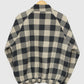 Reworked Plaid Quilt Full Zip Jacket