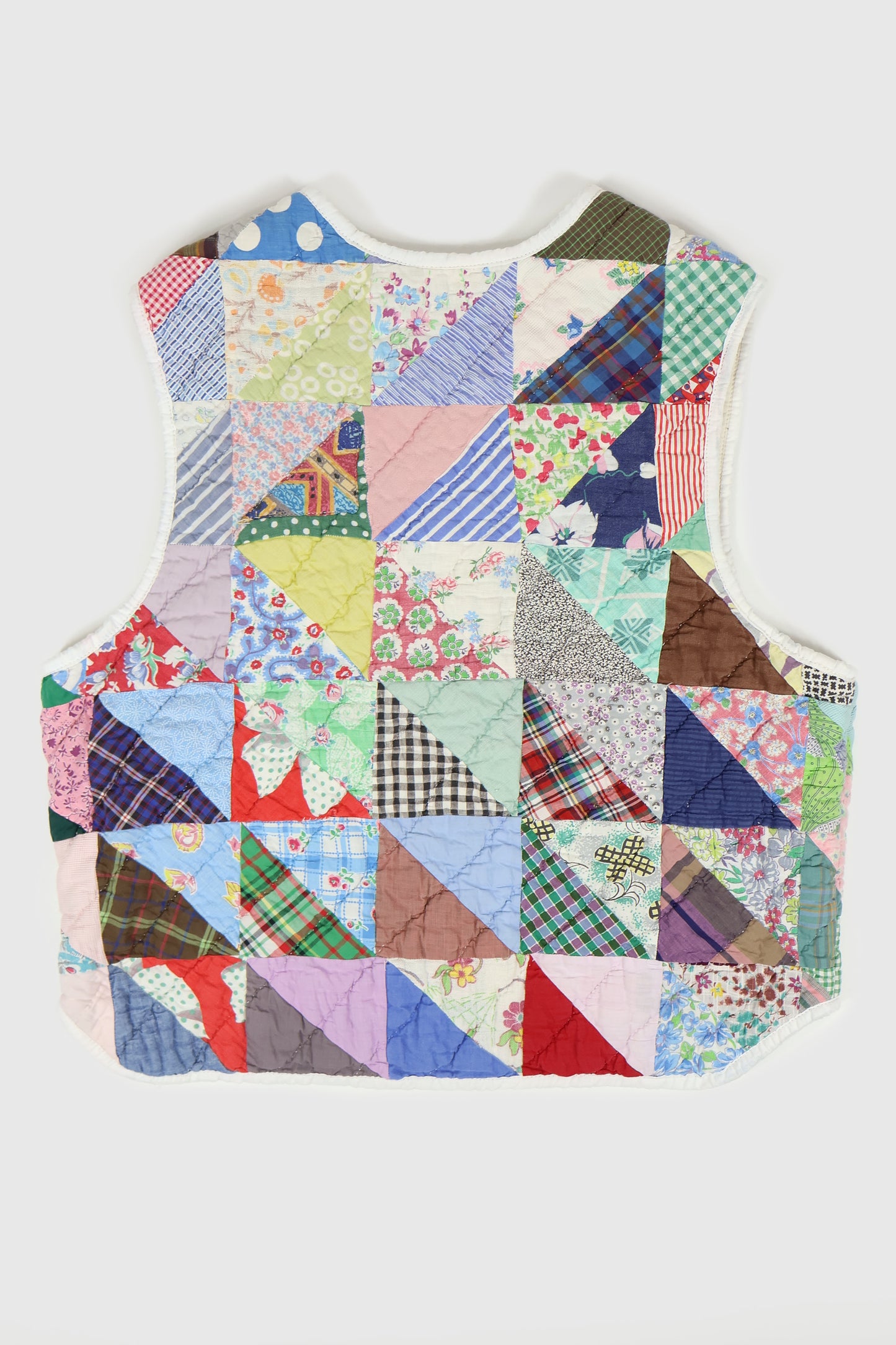 Reworked Snap Button Quilt Vest