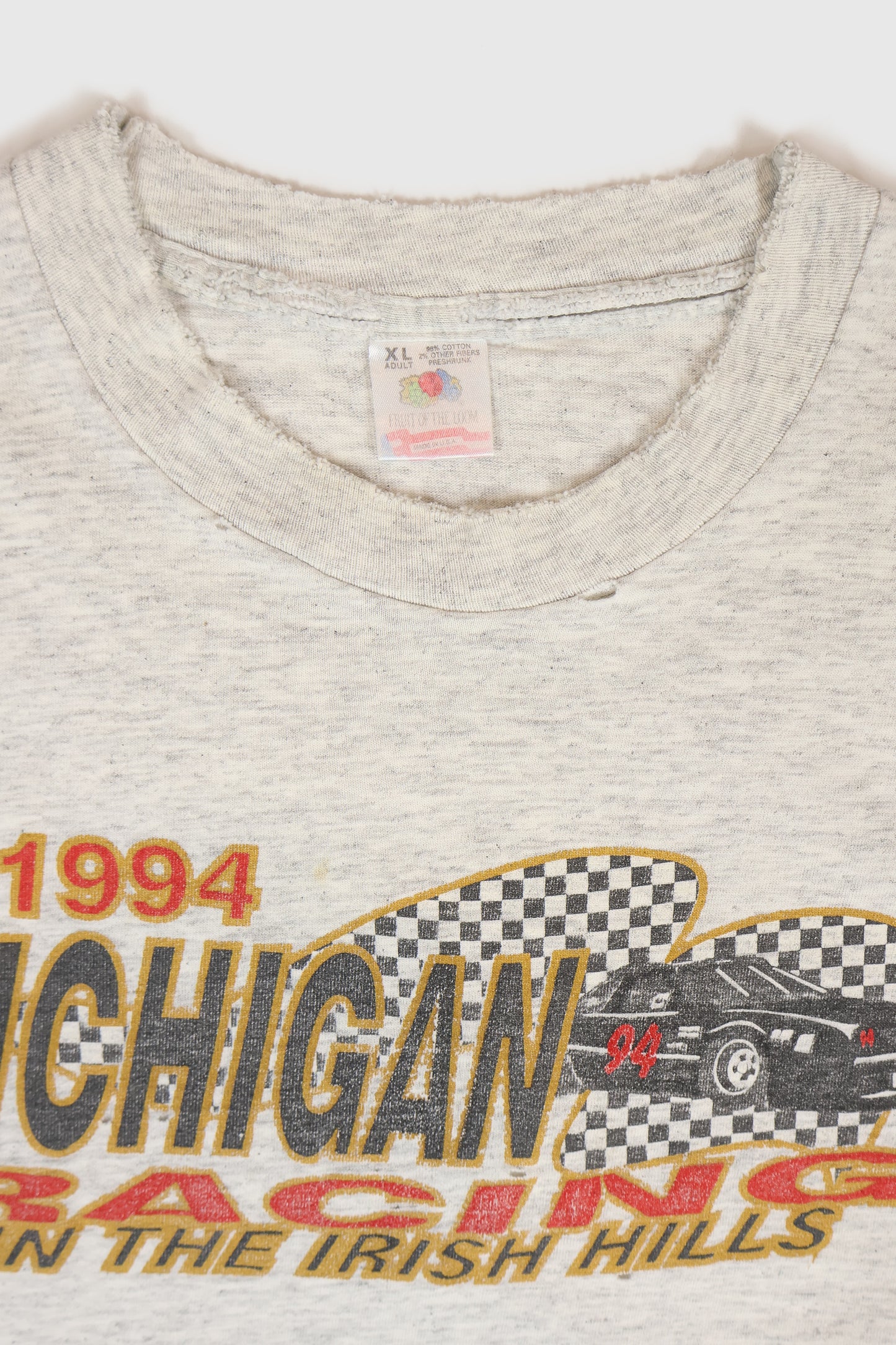 Vintage 1994 Michigan Racing Tee Image 2