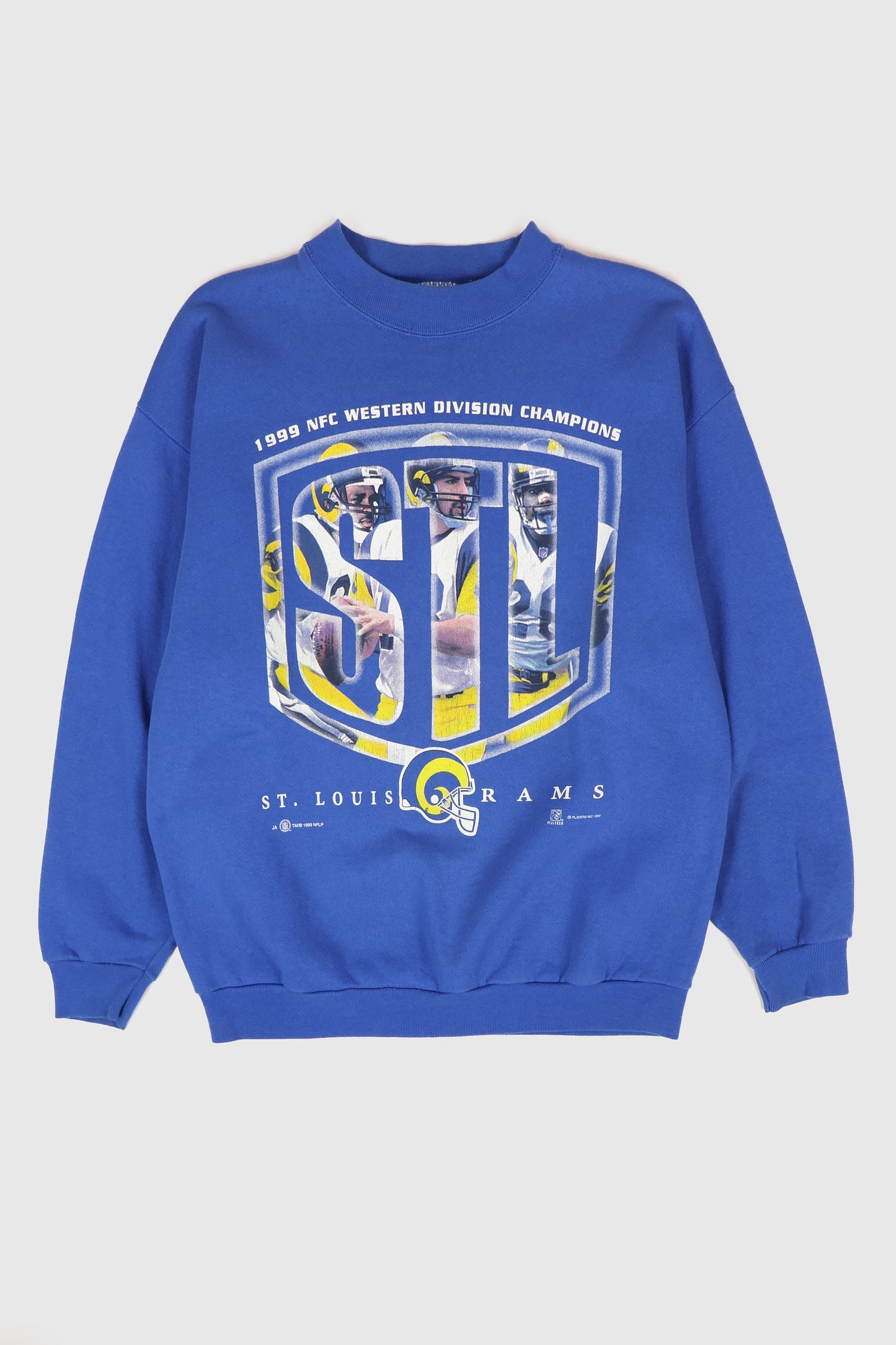 Vintage St. Louis Rams 1999 Western Division Champions Crewneck Image 0
