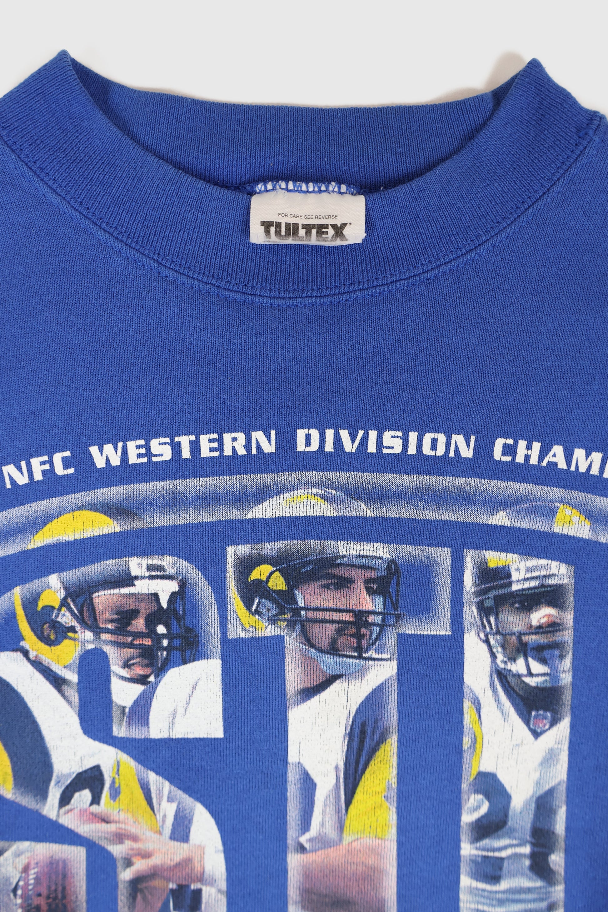 Vintage St. Louis Rams 1999 Western Division Champions Crewneck Image 2