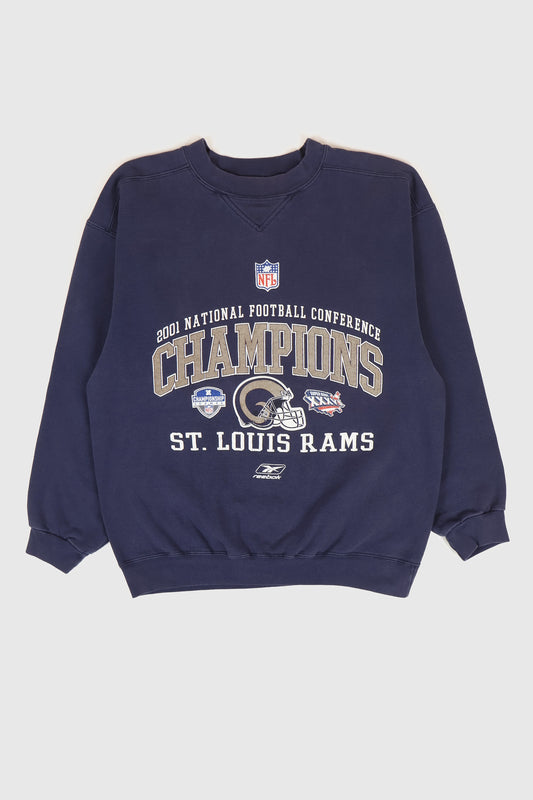 Vintage St. Louis Rams 2001 NFC Champions Crewneck Image 0