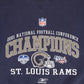 Vintage St. Louis Rams 2001 NFC Champions Crewneck Image 1