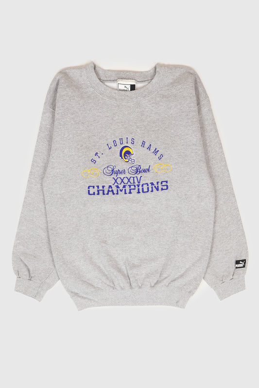 Vintage St. Louis Rams Super Bowl Champions XXXIV Crewneck Image 0