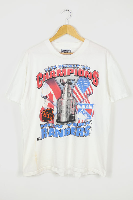 Vintage New York Rangers 1994 Stanley Cup Champions Tee