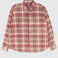 Vintage Red Plaid Flannel Button-Down Shirt Image 0