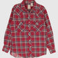 Vintage Flannel Snap Button Shirt Image 0