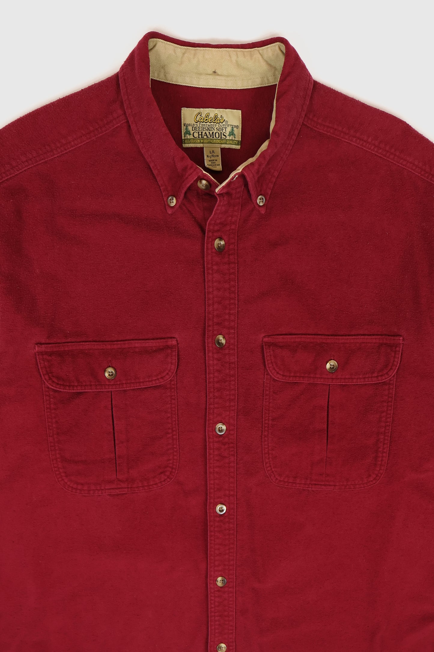 Vintage Cabela's Flannel Button-Down Shirt Image 1