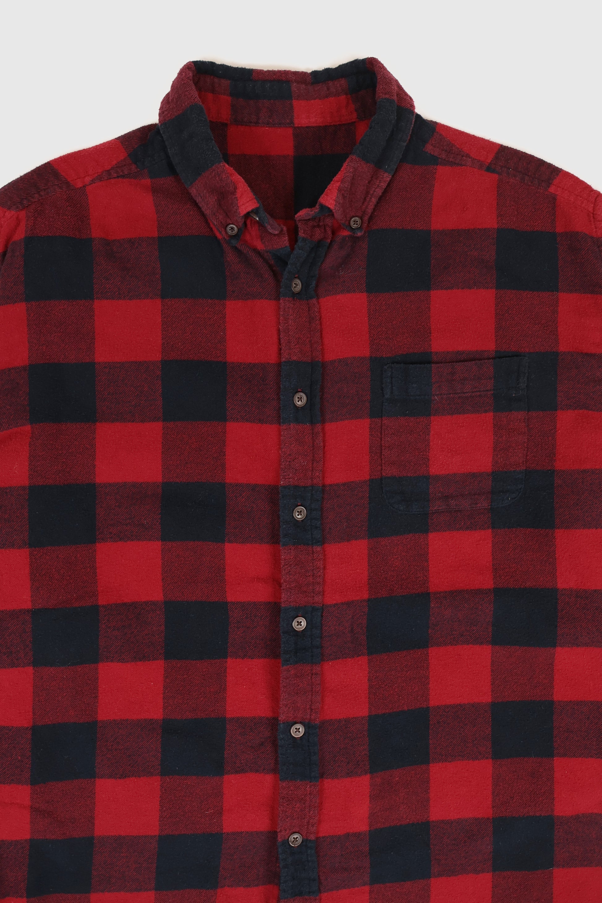 Vintage Flannel Button-Down Shirt Image 1