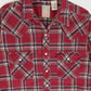 Vintage Flannel Snap Button Shirt Image 1