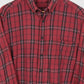 Vintage Red Button-Down Shirt