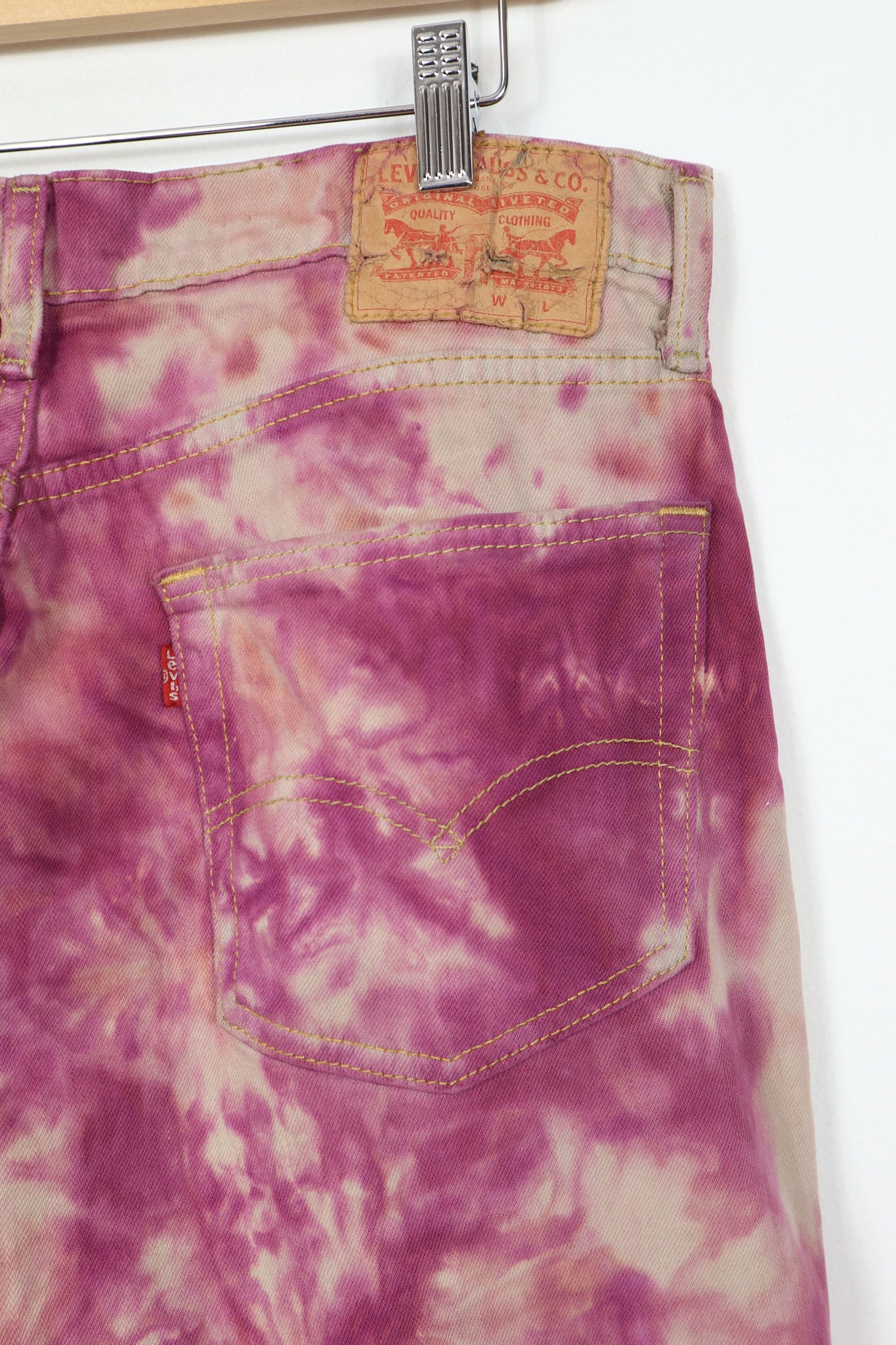 Vintage Reworked Levi's Straight Fit Jeans