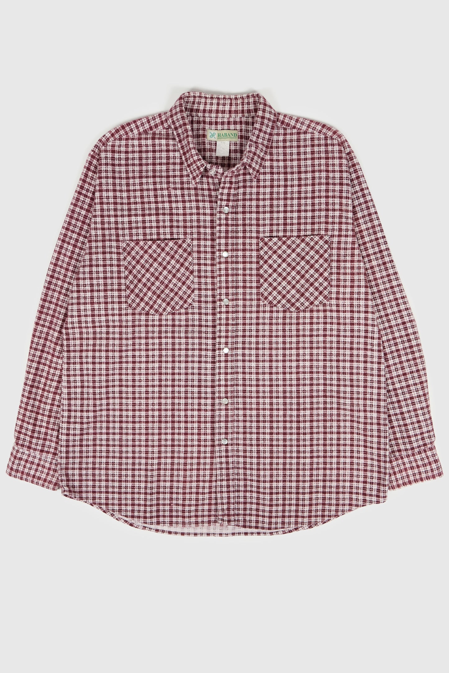 Vintage Snap Button Flannel Shirt