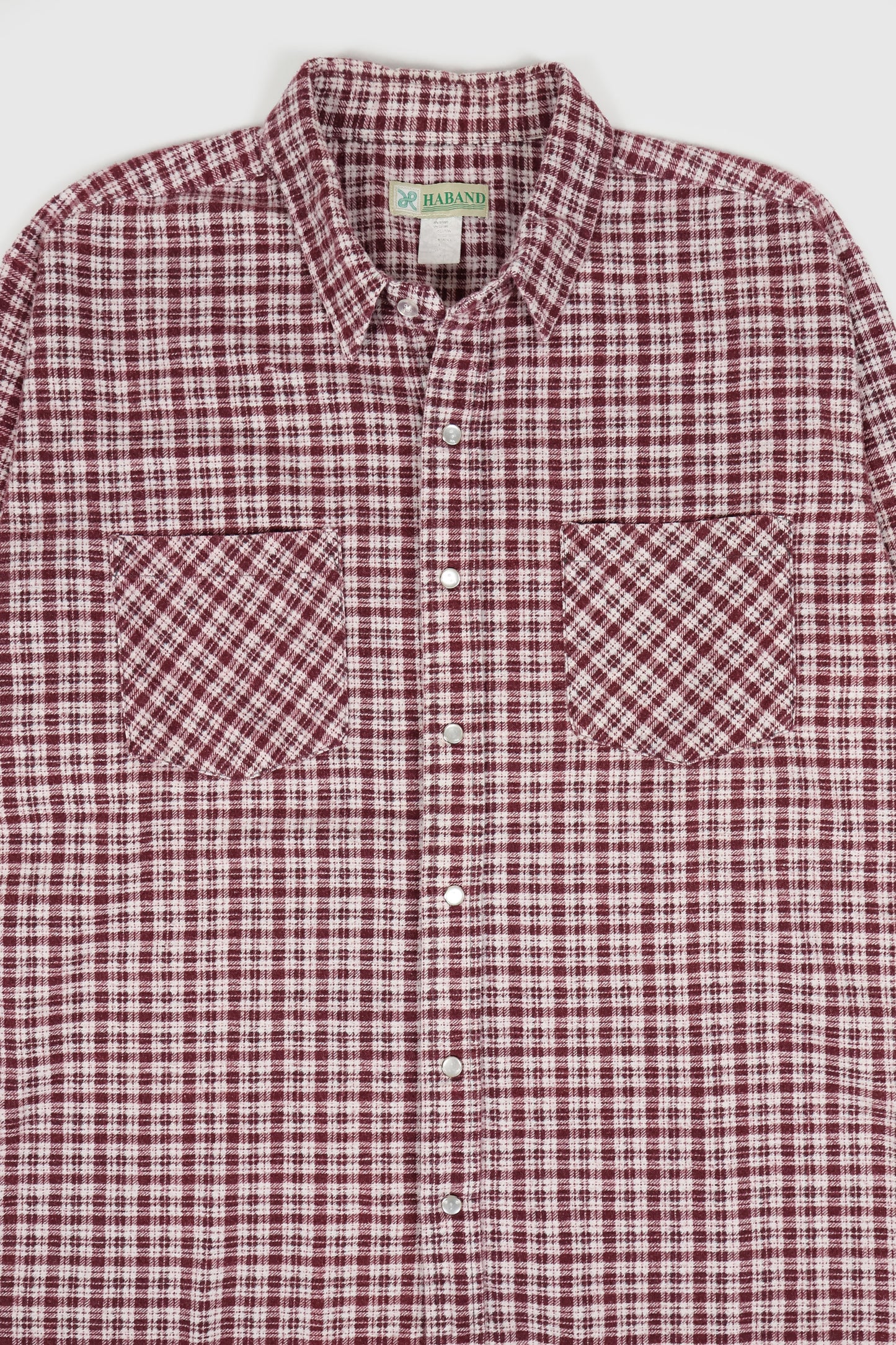 Vintage Snap Button Flannel Shirt