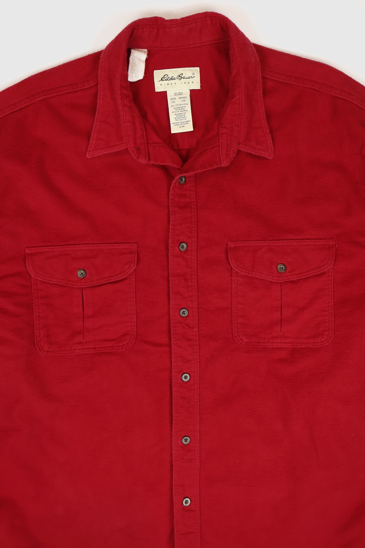 Vintage Eddie Bauer Flannel Button-Down Shirt Image 1
