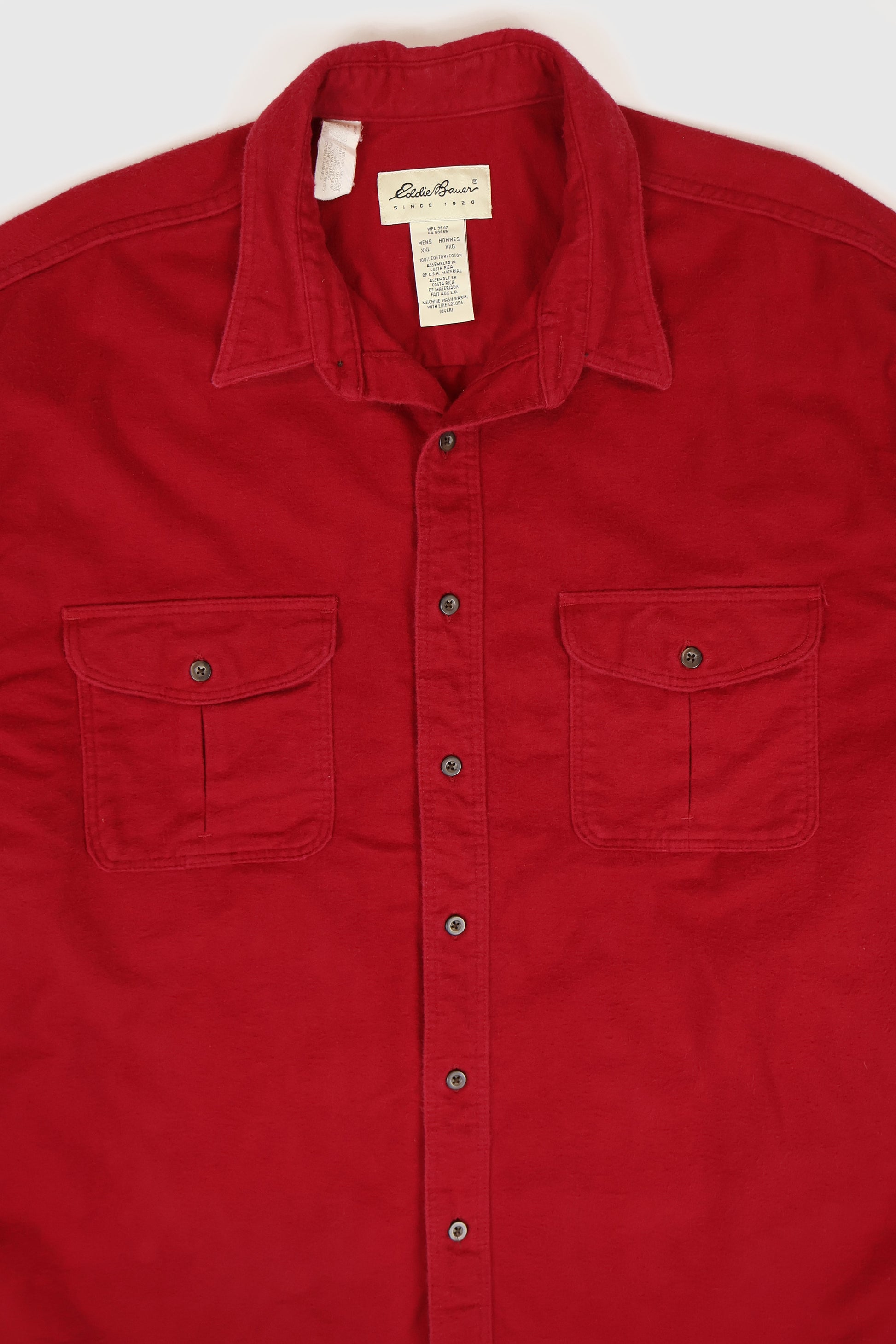 Vintage Eddie Bauer Flannel Button-Down Shirt Image 1