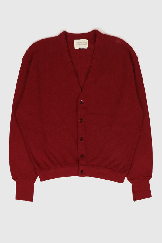 Vintage Red Cardigan Sweater Image 0