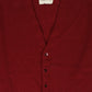 Vintage Red Cardigan Sweater Image 1