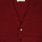 Vintage Red Cardigan Sweater Image 2
