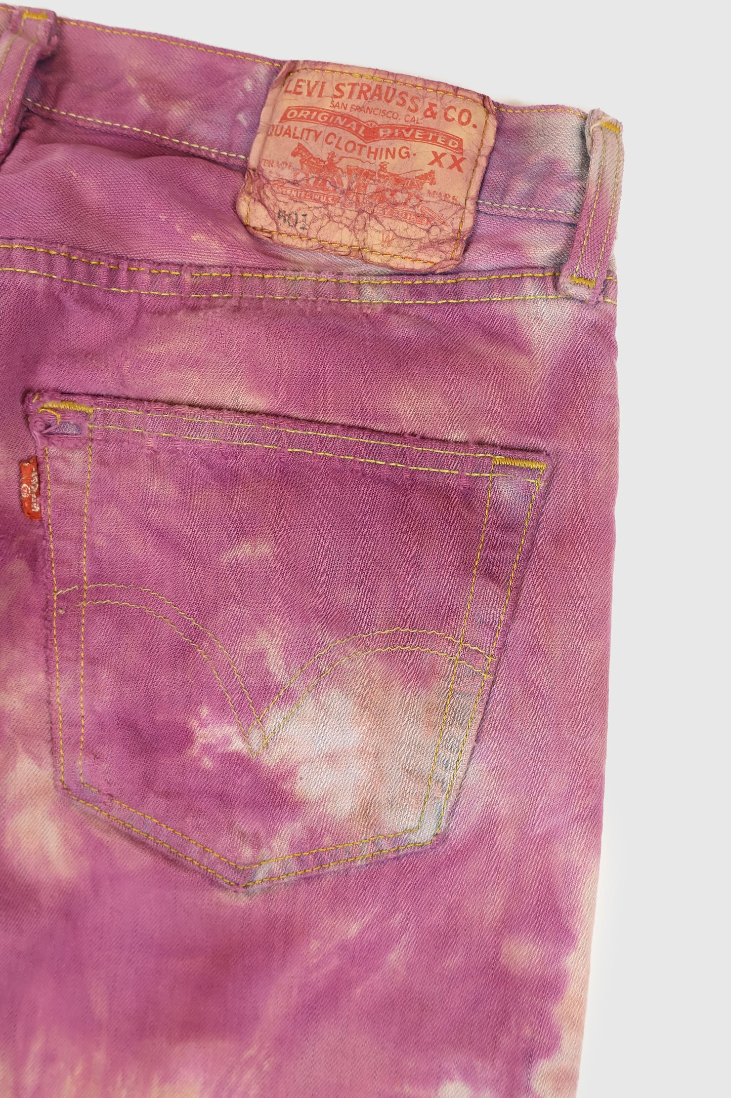 Vintage Levi's 501 Dyed Button-Fly Jeans Image 3