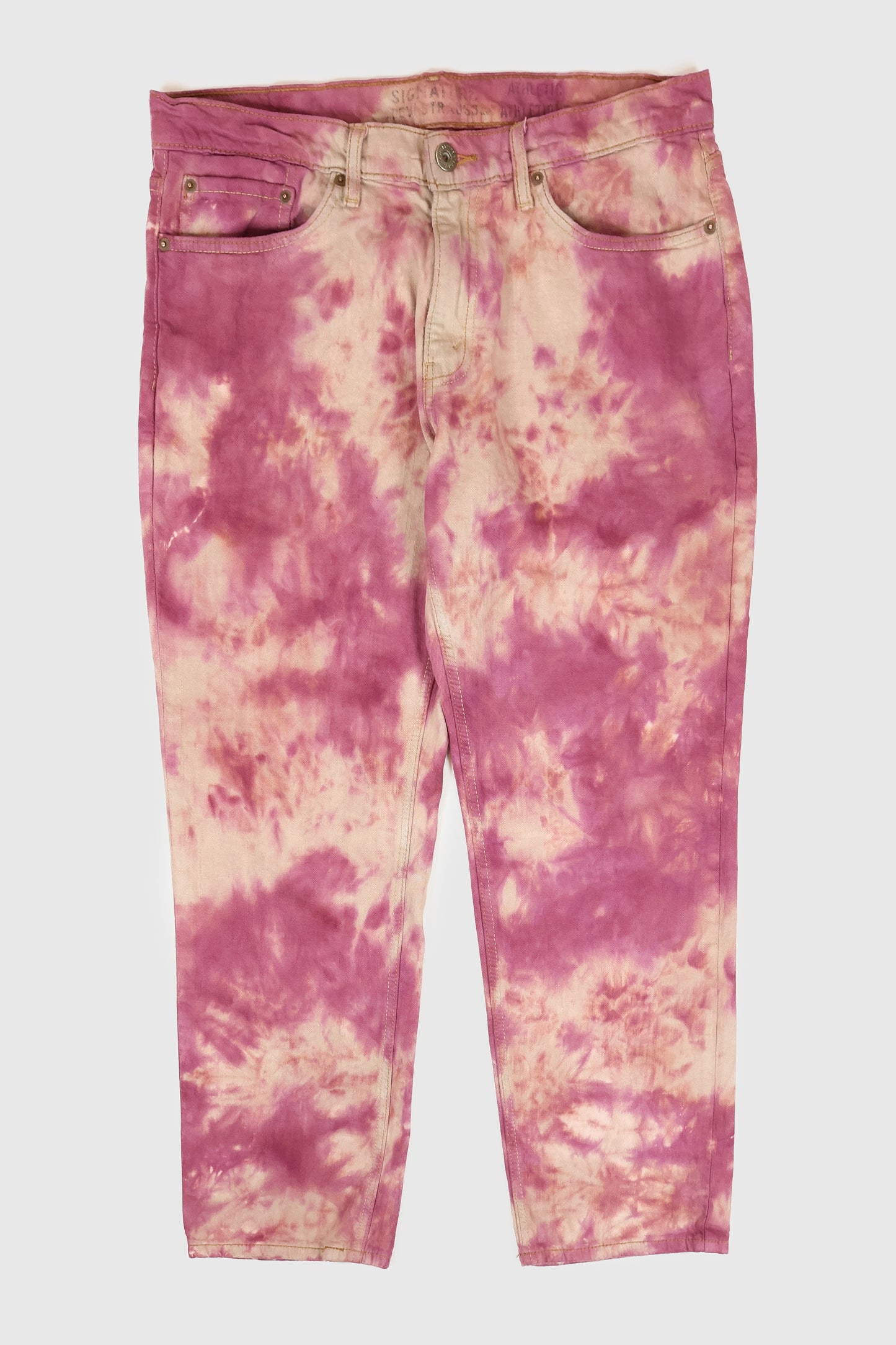 Vintage Dyed Straight Relaxed Fit Jeans Image 0