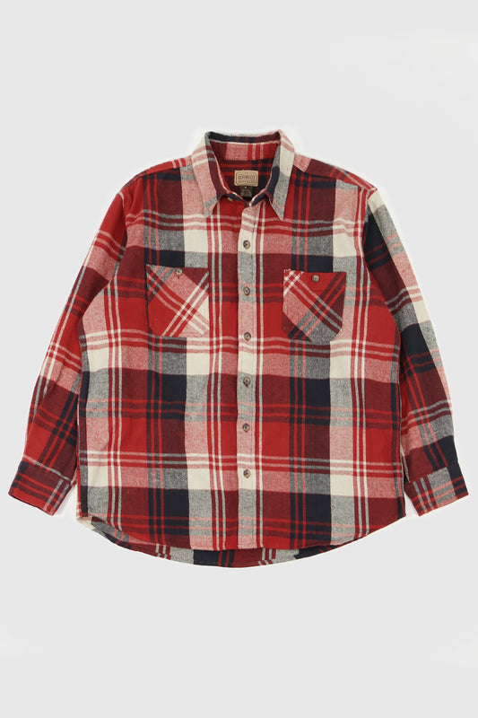 Vintage Heavyweight Plaid Button-Down Shirt