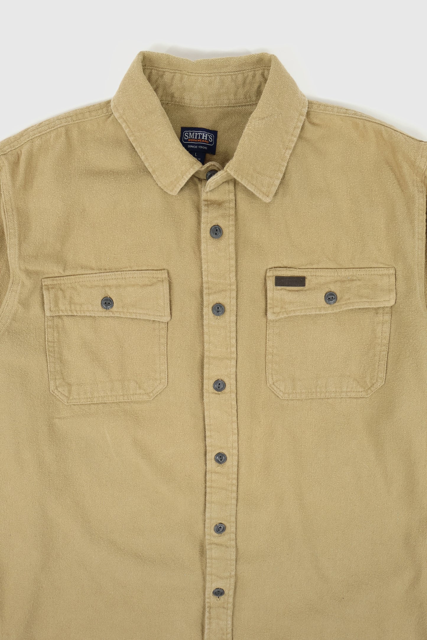 Vintage Workwear Button-Down Shirt