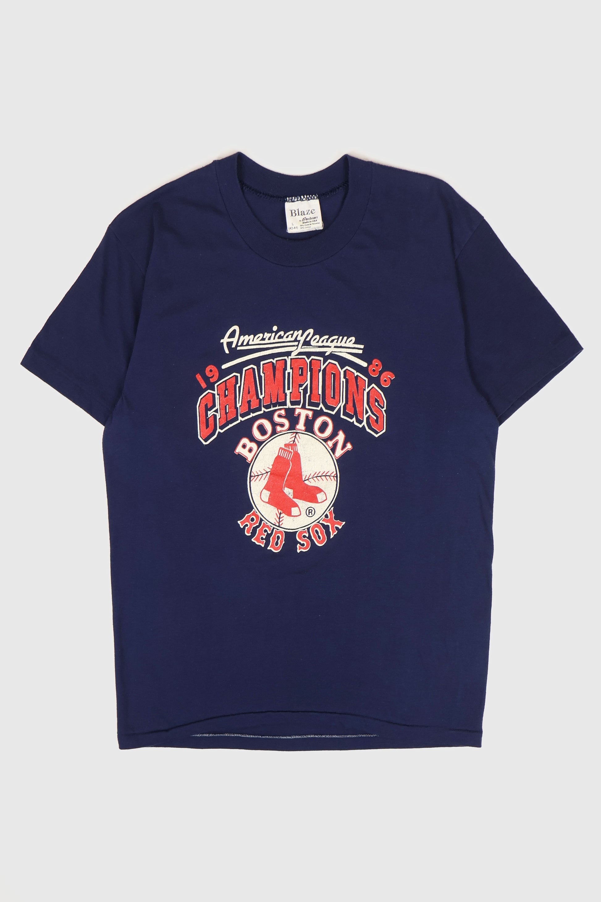 Vintage Boston Red Sox 1986 American League Champions Tee Image 0
