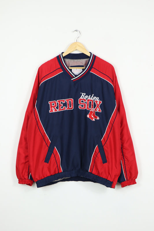 Vintage Red Sox Pullover Jacket