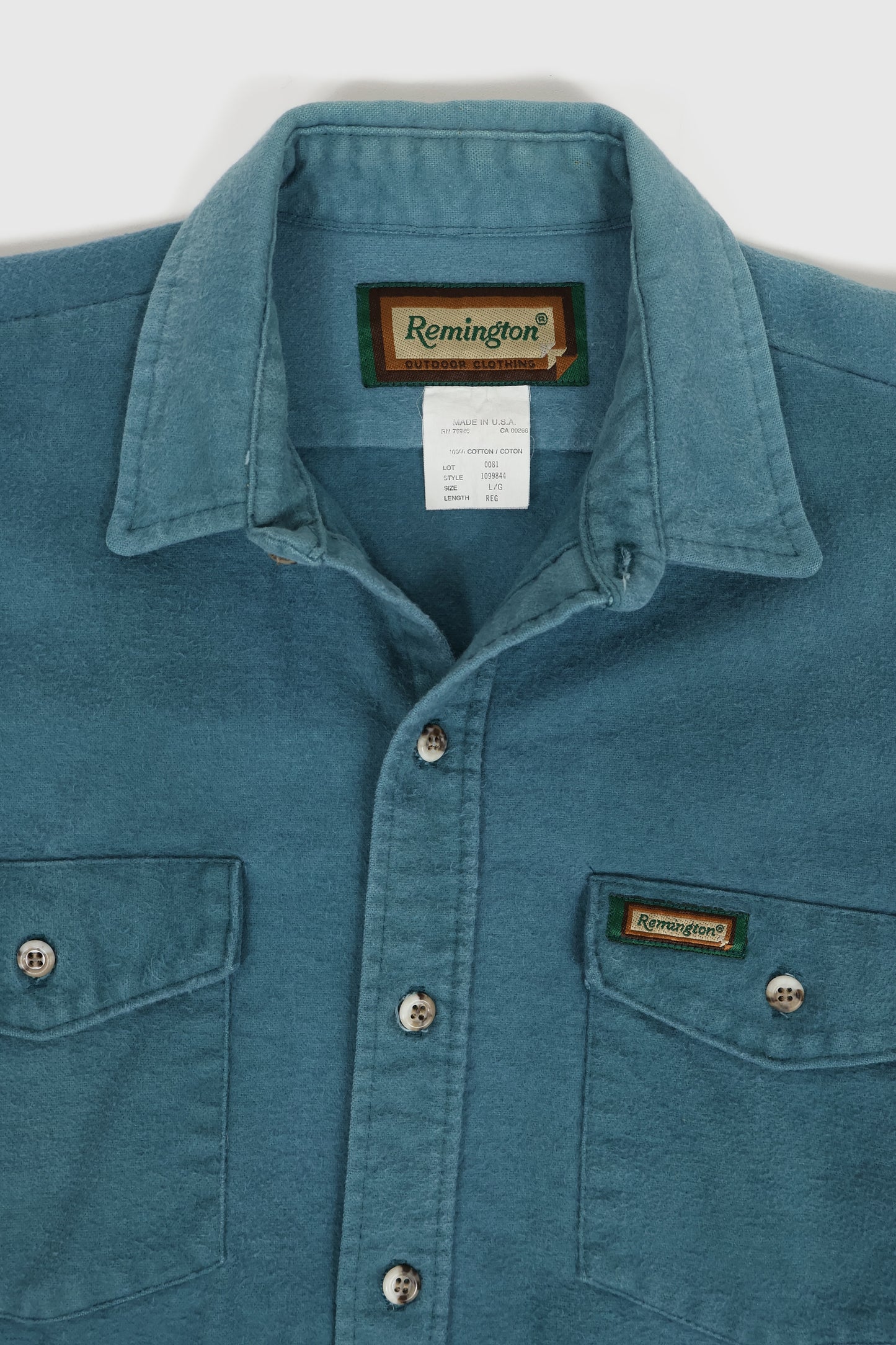 Vintage Remington Flannel Button-Down Shirt