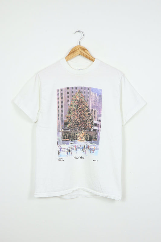 Vintage New York Rockefeller Tree Tee