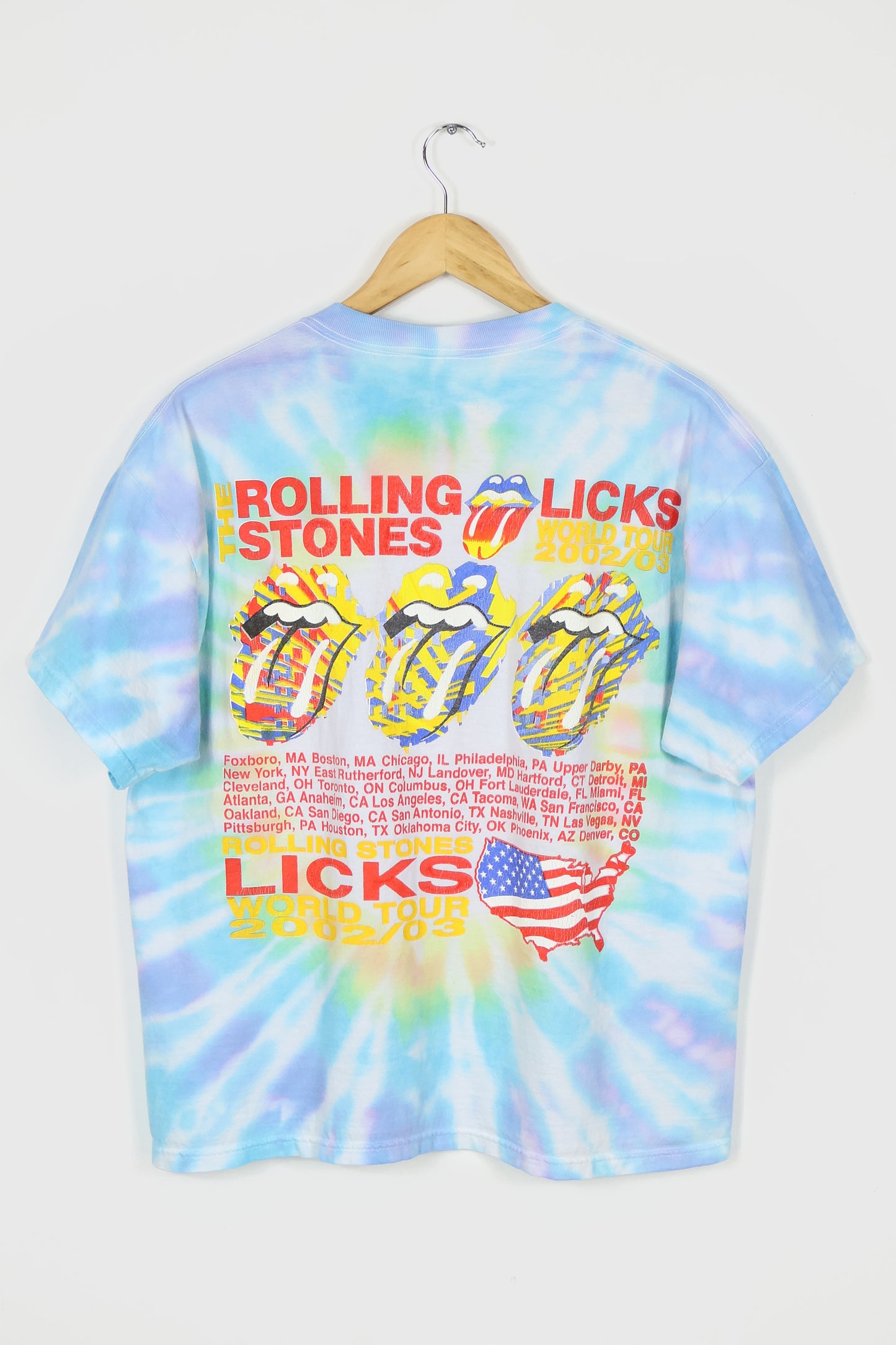 Vintage The Rolling Stones Licks World Tour 02/03 Tee