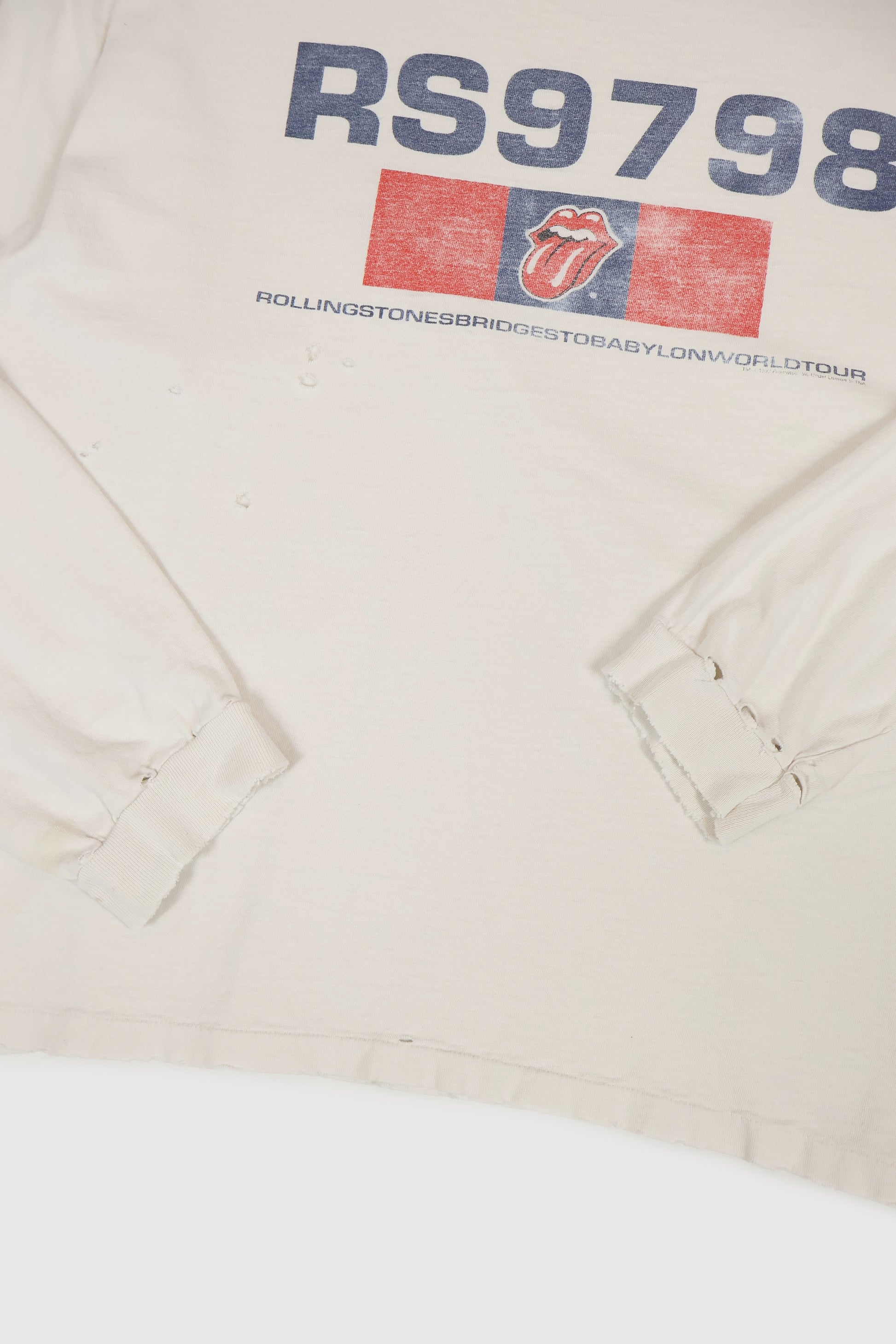 Vintage The Rolling Stones '97-'98 Tour Tee Image 3