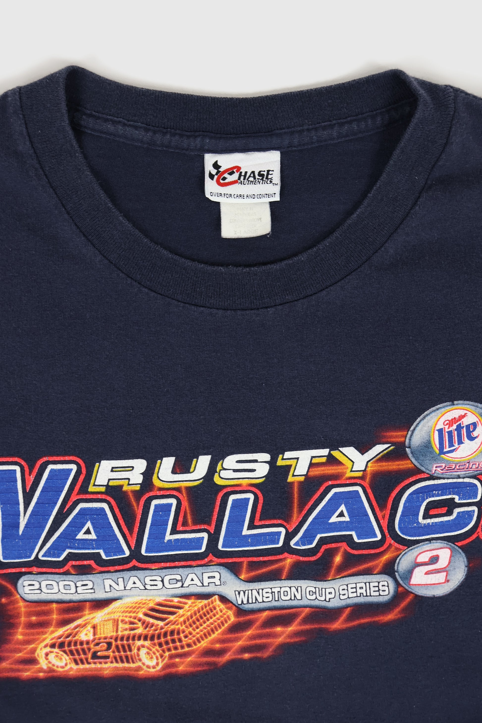 Vintage Rusty Wallace 2002 NASCAR Tee Image 3