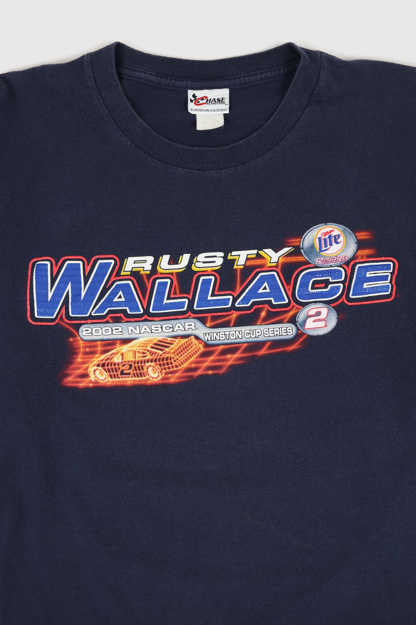 Vintage Rusty Wallace 2002 NASCAR Tee Image 2