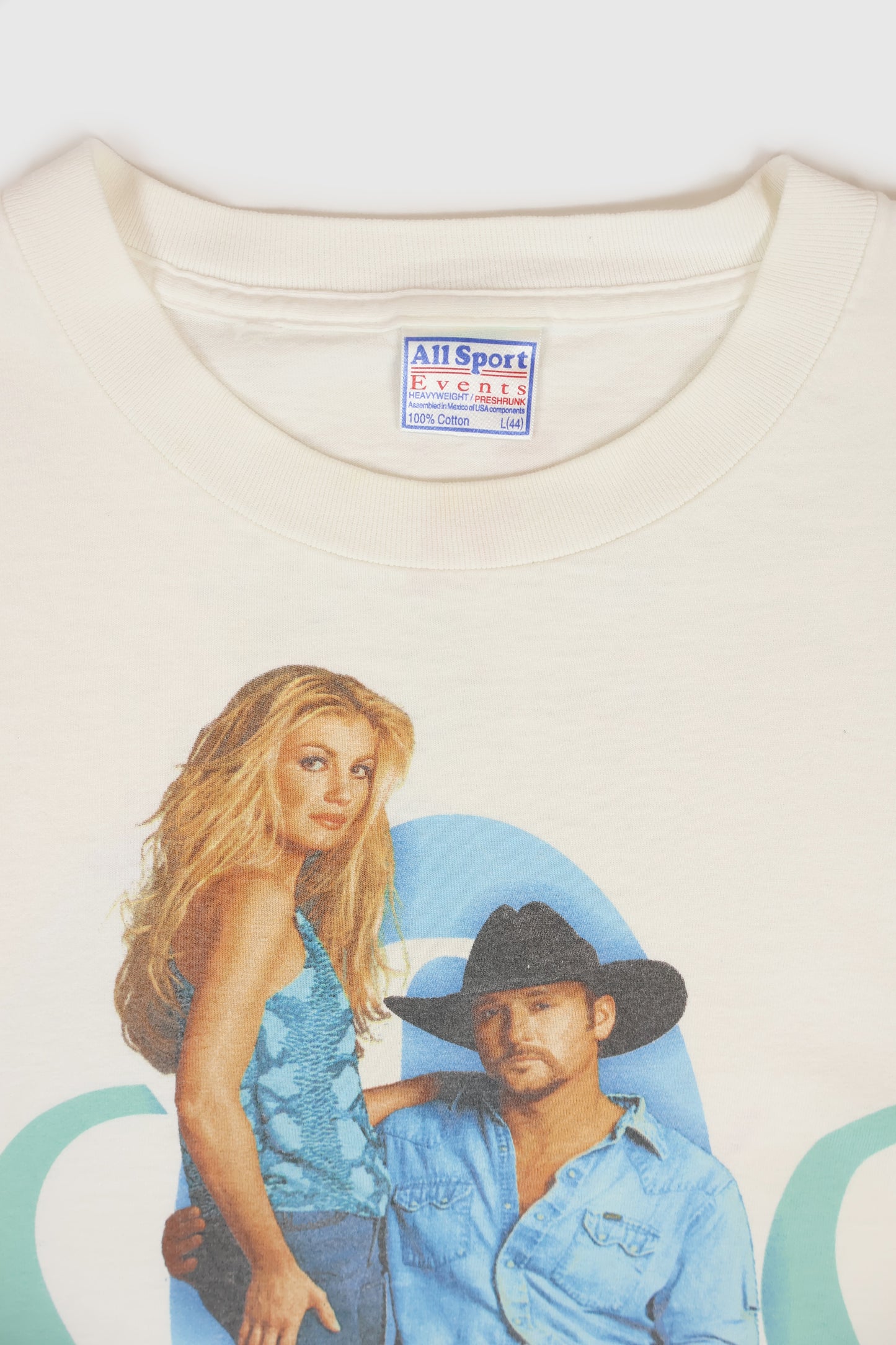 Vintage Tim Mcgraw & Faith Hill Soul 2 Soul 2000 Tour Tee